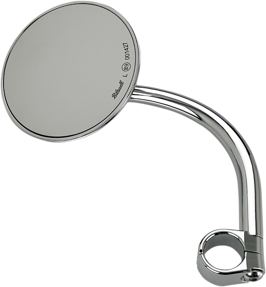 Mirror w/mount - Round - Chrome