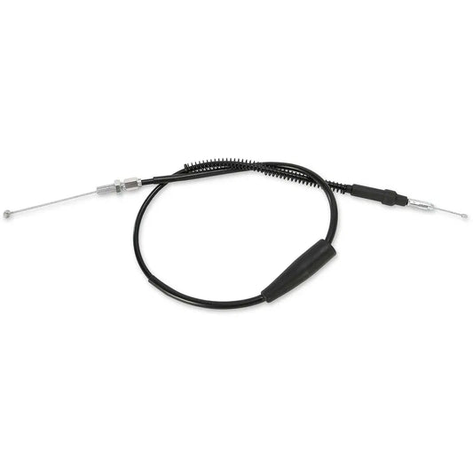 Cable del acelerador de vinilo negro.