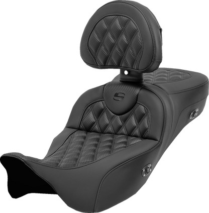 Asiento Roadsofa™ - Asiento Roadsofa™ de alcance extendido - con respaldo - Costura de celosía - Fibra de carbono - FL '08-'23