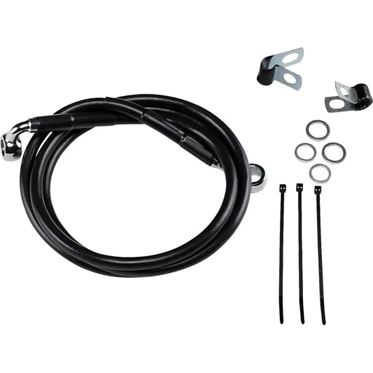 Kit de línea de freno de vinilo negro de longitud extendida