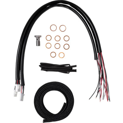 Kit completo de cable de manillar/línea de freno trenzado de acero inoxidable — kit de cables