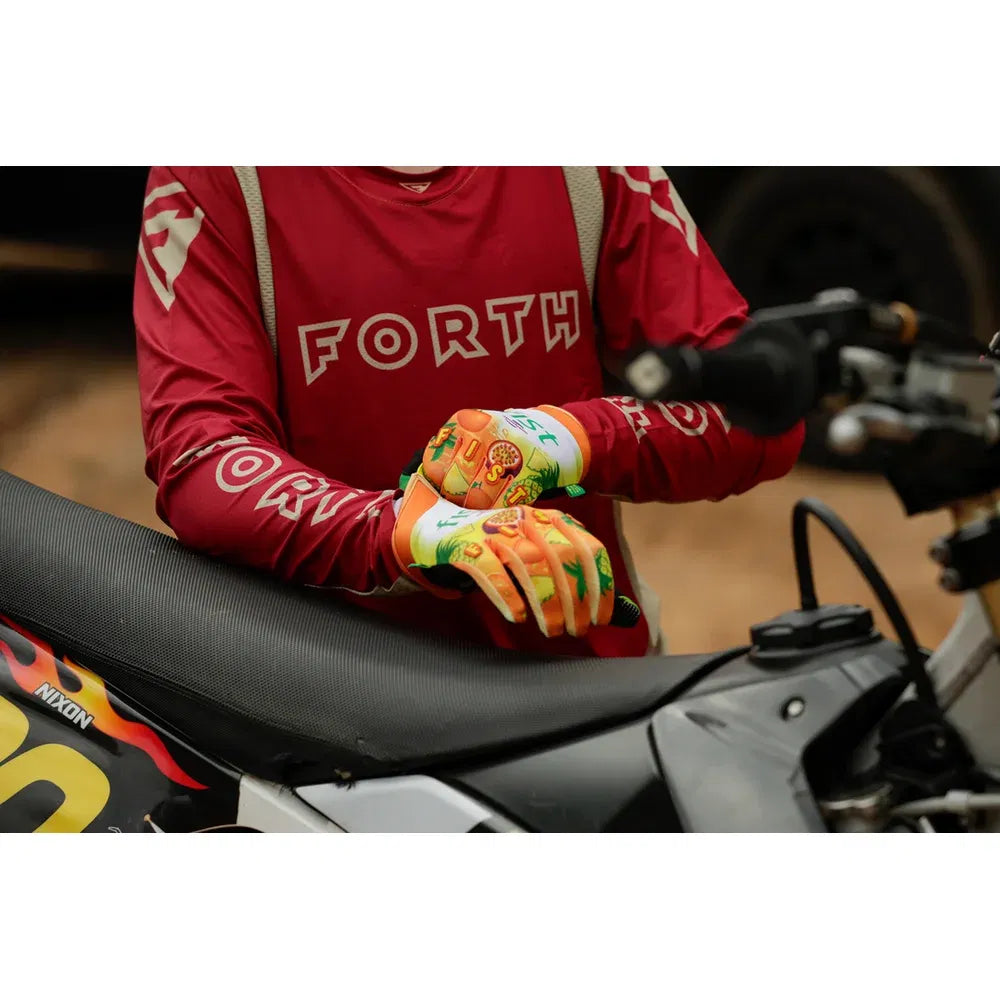 Guantes de ponche de frutas con correas