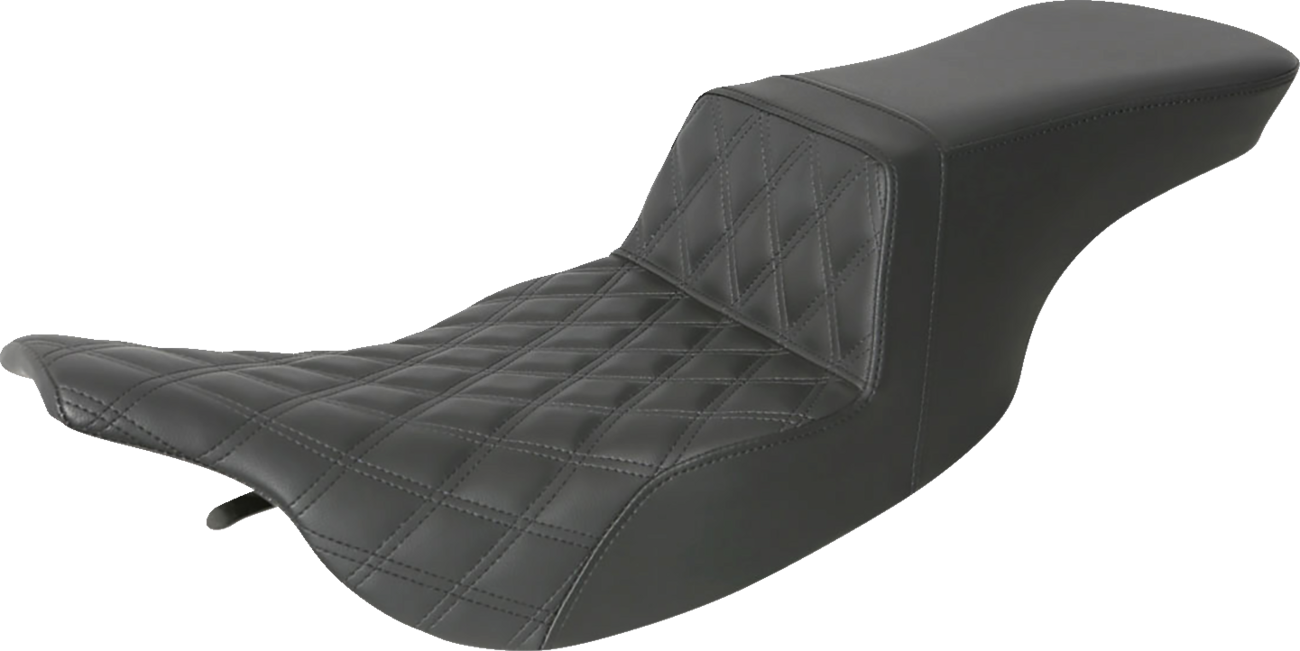 Asiento subido Tour - Asiento subido Tour - Costura de celosía delantera - Negro - FL '97-'07
