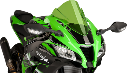 Parabrisas Z-Racing - Parabrisas de carrera - 14-1/4" - Verde - Kawasaki