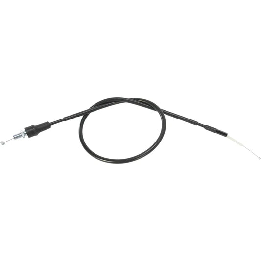 Cable del acelerador de vinilo negro.