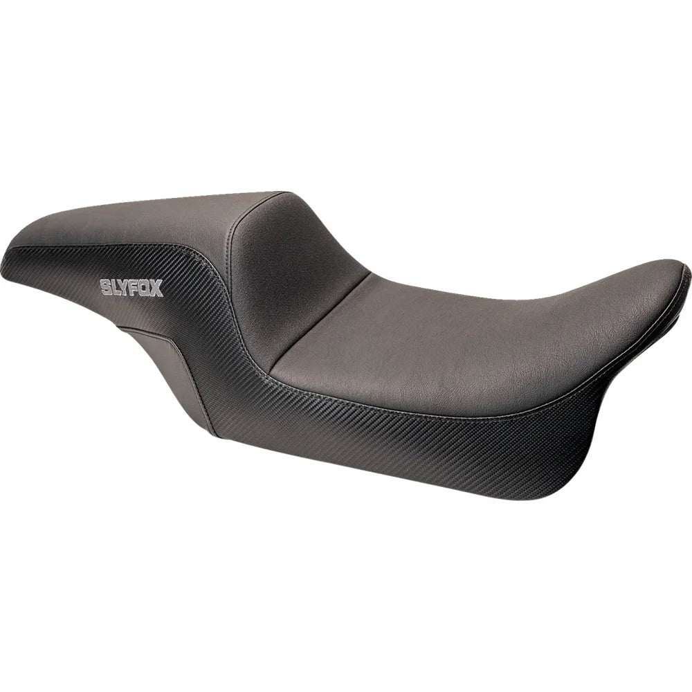 Asiento SLYFOX The Drifter Drifter Gray Logo Smooth Vinyl Carbon Fiber FL '08-'23
