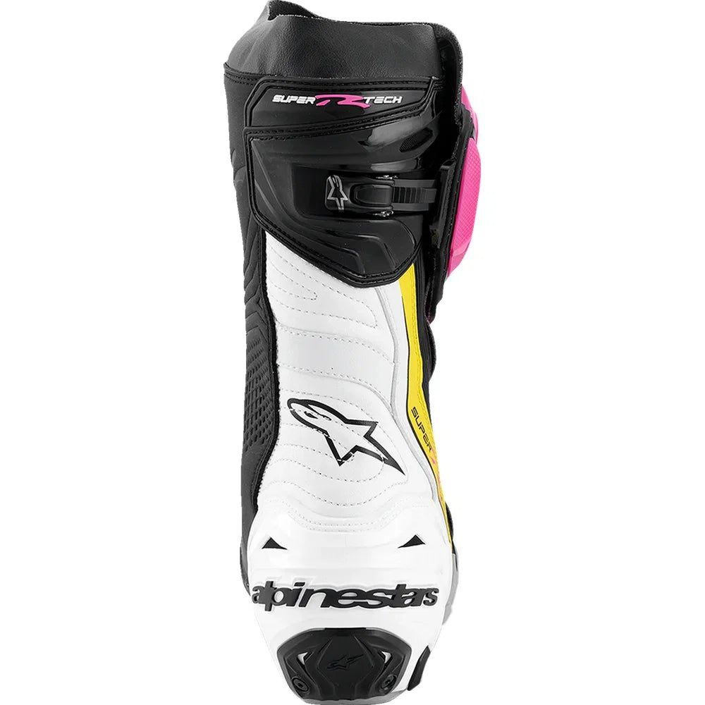 Botas supertech r negro/magenta/blanco/amarillo