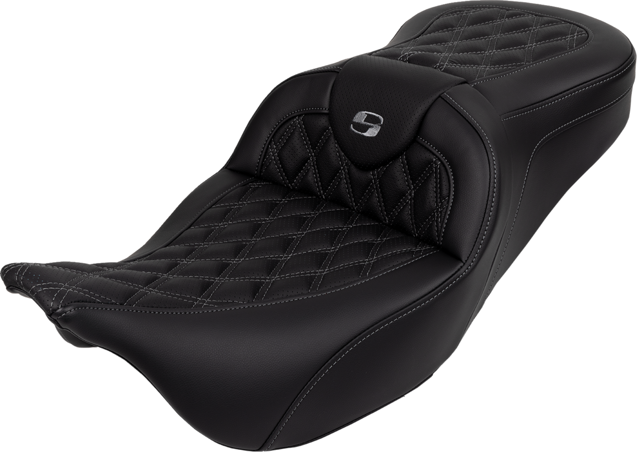 Asiento Roadsofa™ con costura de celosía - Asiento Roadsofa™ - con respaldo - Costura gris oscuro - FL '08-'23