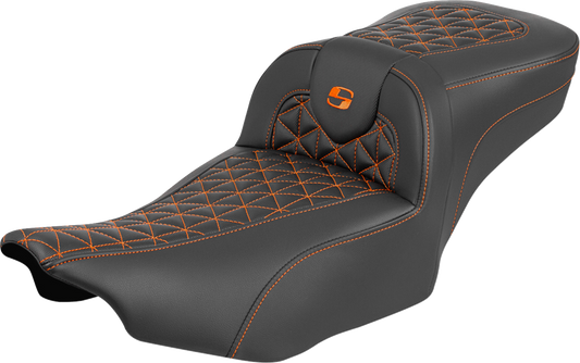 Asiento de alcance extendido Roadsofa™ - Asiento de alcance extendido Roadsofa™ - sin respaldo - Costura naranja - FLH/FLT '23-'25