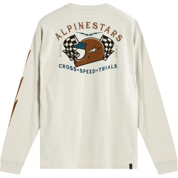 Playera Alpinestars Full Face Long-Sleeve - Hueso