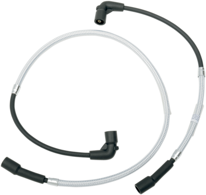 Cable de bujía trenzado - Cables de bujía - Cromita esterlina - FLHT