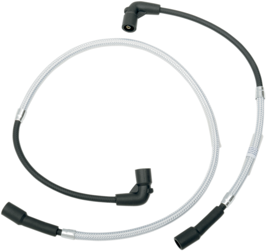 Cable de bujía trenzado - Cables de bujía - Cromita esterlina - FLHT