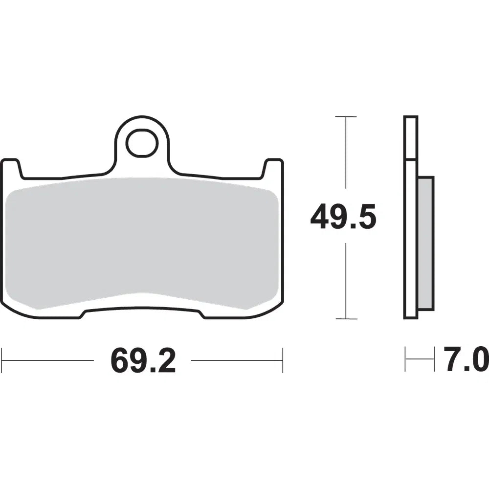 Pastillas de freno dc racing dual carbon