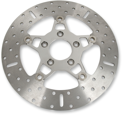 Rotor de freno delantero de acero inoxidable serie FSD para Big Twins - Rotor de freno - Soporte pulido