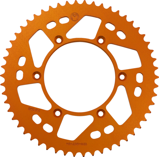 Corona Trasera Aluminio - Corona Trasera - Aluminio - 54 Dientes - Naranja - Husaberg/Husqvarna/KTM