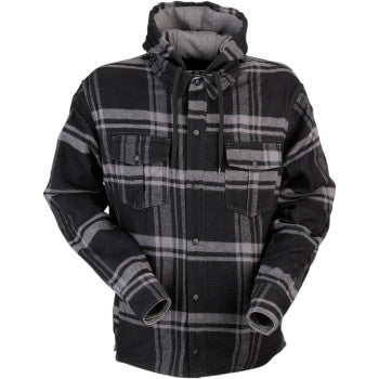 Camisa Z1R Timber Flannel - Negra/Gris