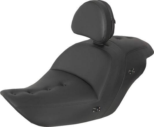 Asiento con parte superior acolchada Roadsofa™ con calefacción - Asiento con parte superior acolchada Roadsofa™ con calefacción - Con respaldo - Negro