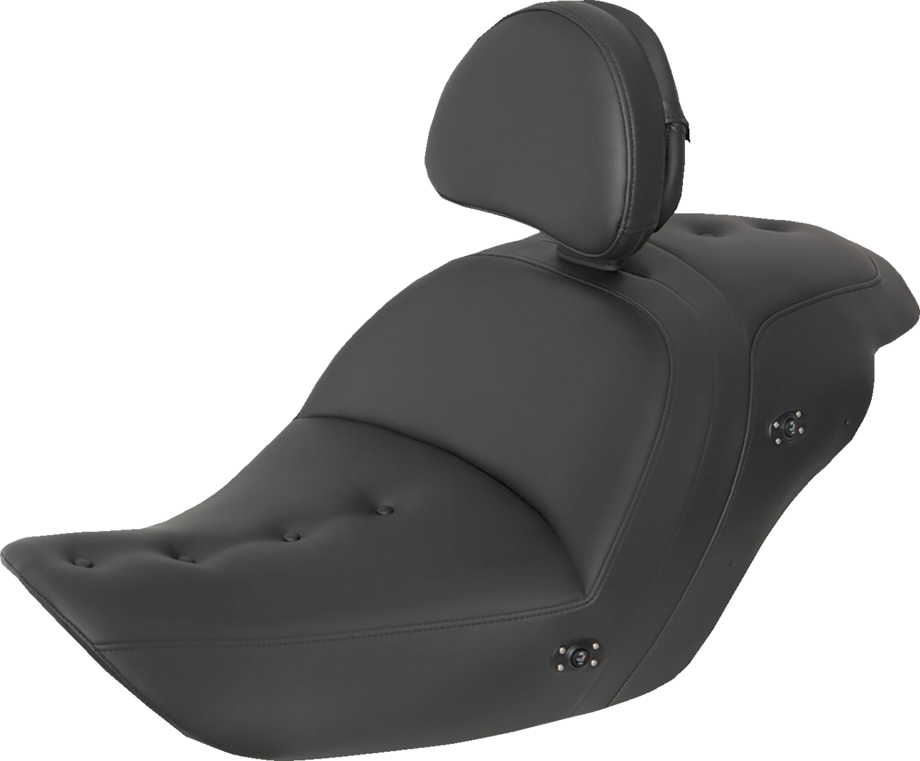 Asiento con parte superior acolchada Roadsofa™ con calefacción - Asiento con parte superior acolchada Roadsofa™ con calefacción - Con respaldo - Negro