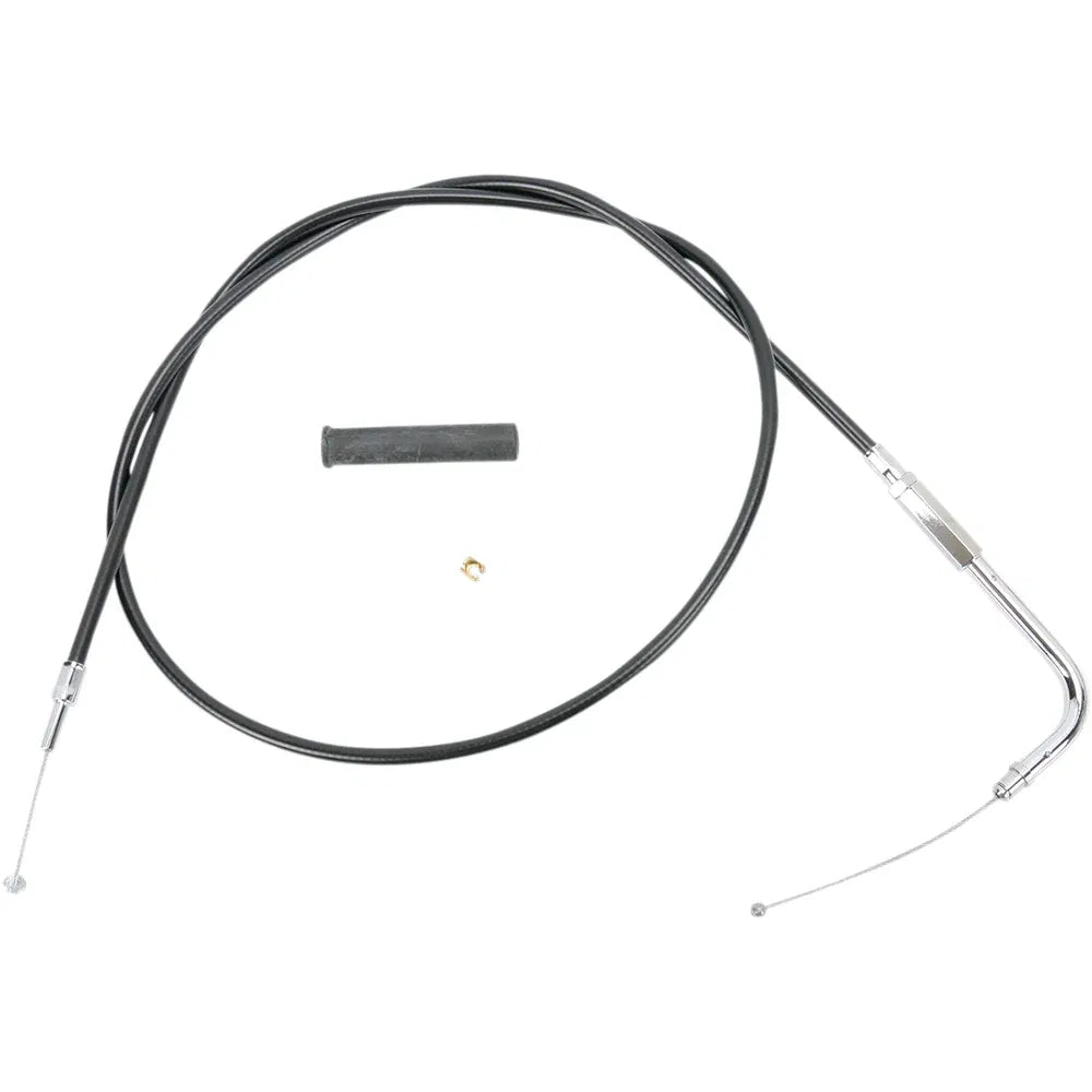 Cable de acelerador/ralentí de vinilo negro
