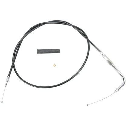 Cable de acelerador/ralentí de vinilo negro