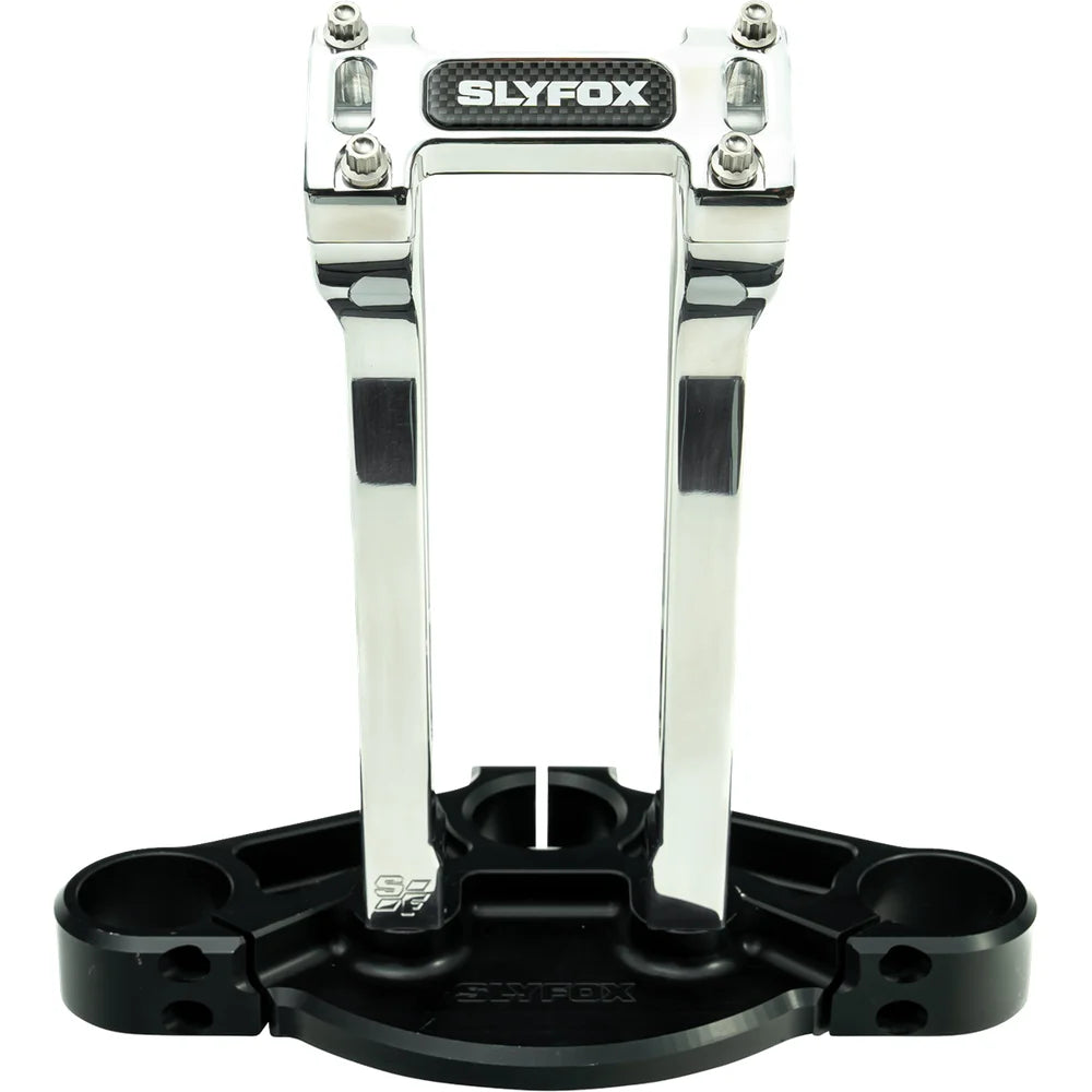 Kit SLYFOX Handlebar Riser Pullback 1-1/8" Clamping 10" Rise