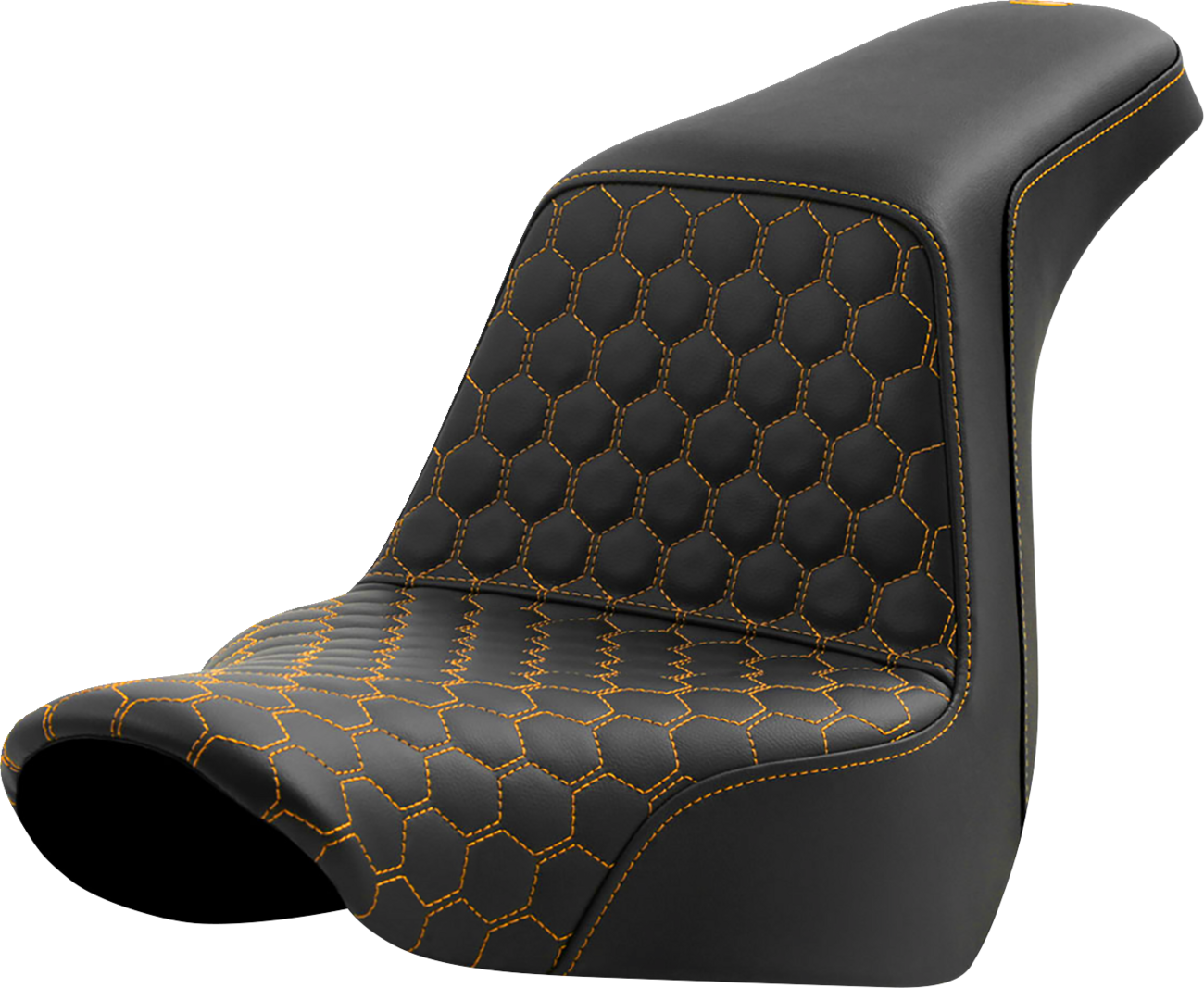 Asiento elevado tipo panal - Asiento elevado - Panal - Costuras doradas - FL/FX '18-'24