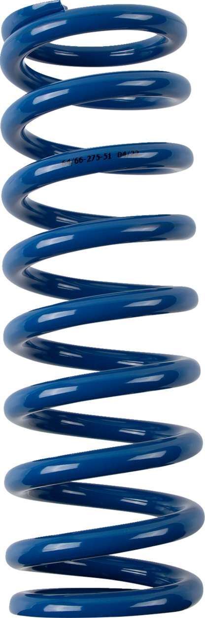 Resorte de choque - Resorte de choque - 64/66 mm OD - 51 n/mm - Azul