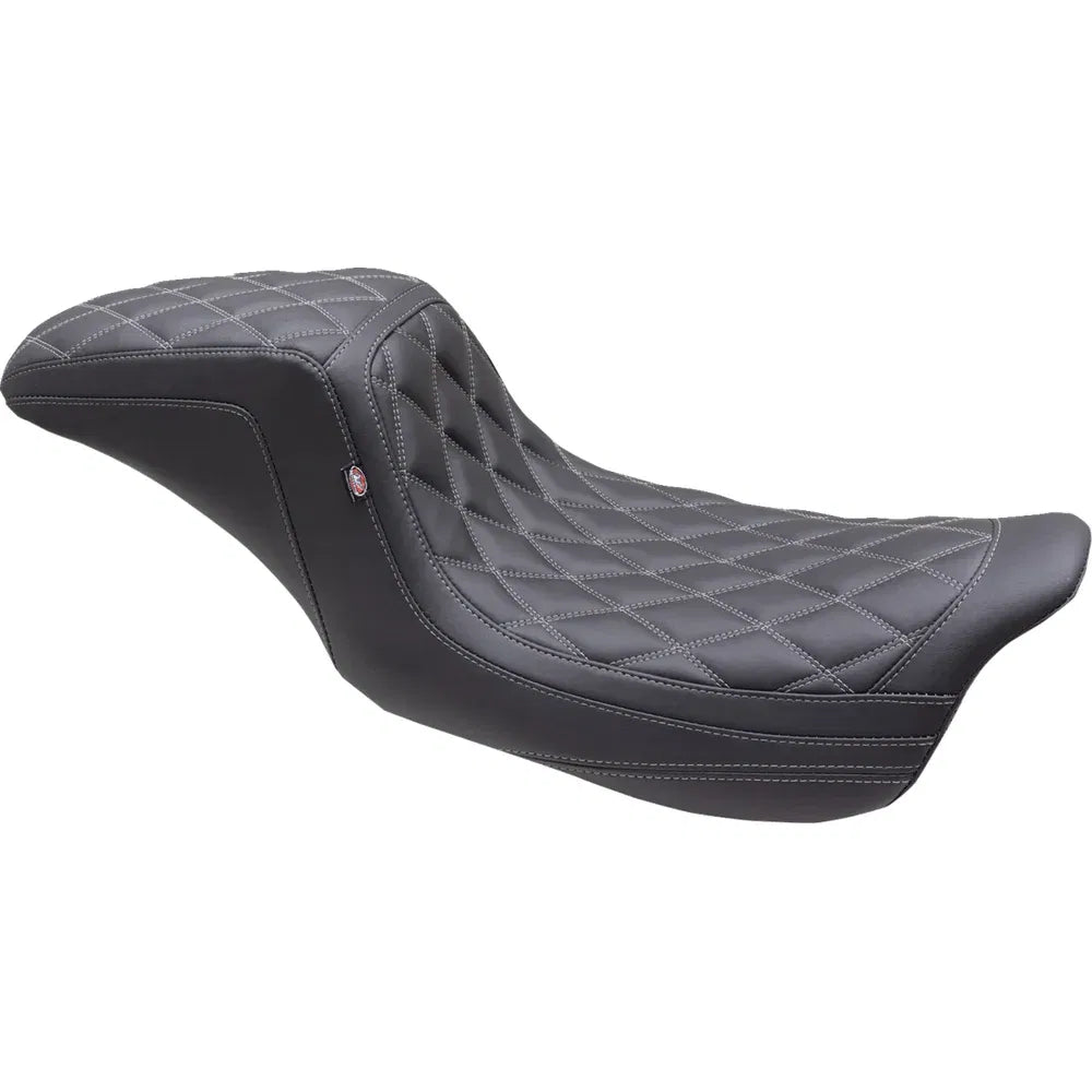 Asiento con respaldo cuadrado de doble diamante