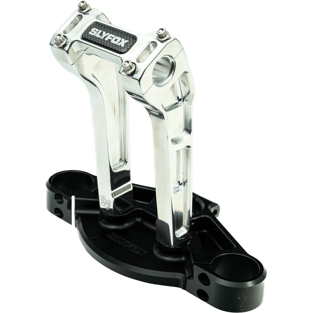 Kit SLYFOX Handlebar Riser Pullback 1-1/8" Clamping 8" Rise