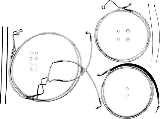 Kit de instalación de manillar de diseñador Sterling Chromite II® - Kit de instalación de manillar de diseñador Sterling Chromite II® - 10" - FLTR '17-'20
