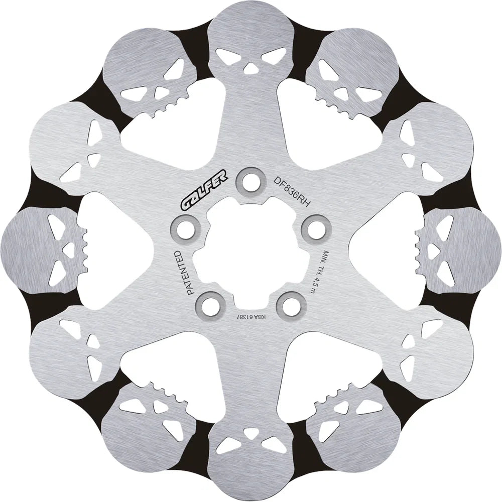 Rotor de freno de calavera