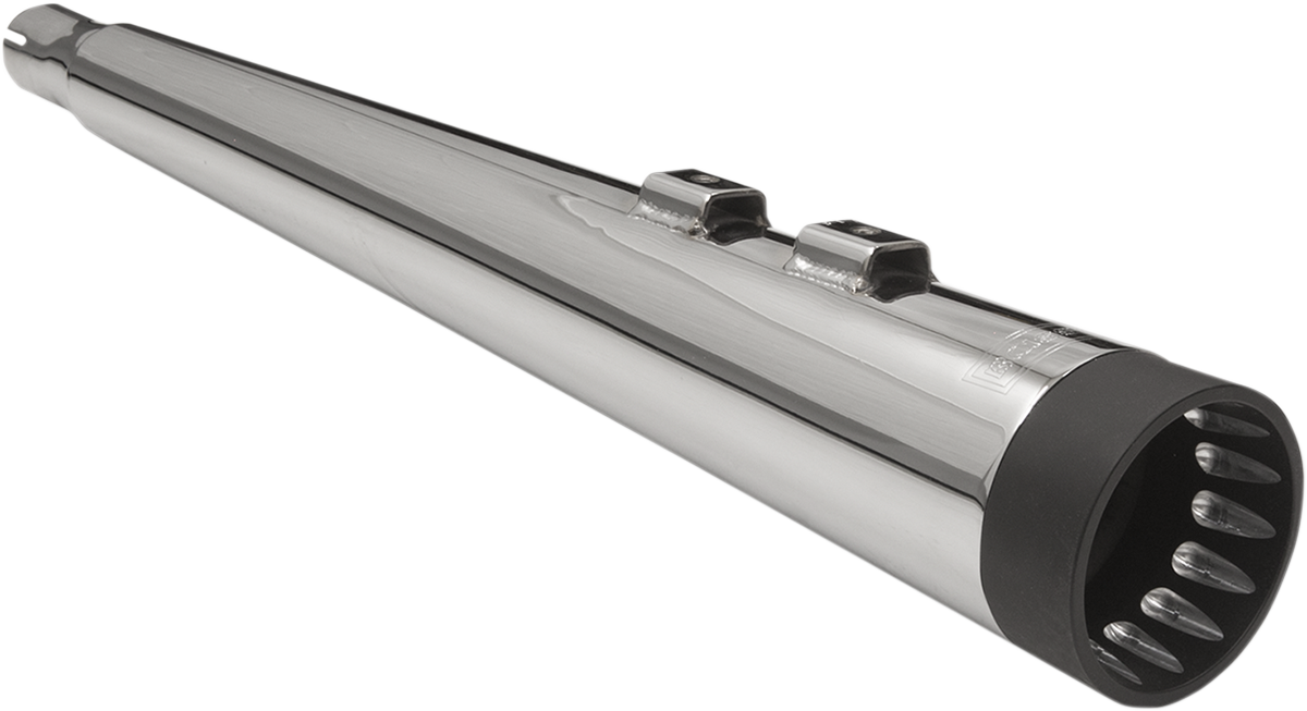 Silenciadores deslizantes DNT Megaphone - Silenciador DNT Megaphone - Cromo/Negro - '95-'16 FL