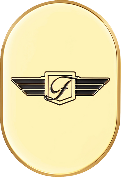 Cubierta de antena - Cubierta de antena - Guardabarros trasero izquierdo - Logotipo FD - Dorado