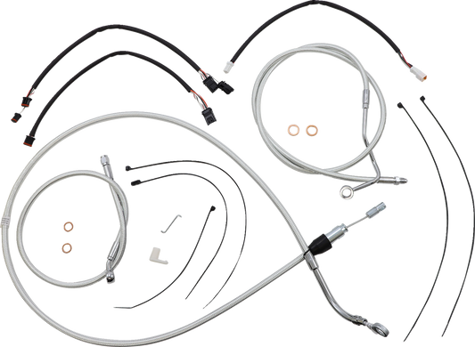 Kit de instalación de manillar de diseñador Sterling Chromite II® - Kit de instalación de manillar de diseñador Sterling Chromite II® - 12"-14" - '21-'23 FLH