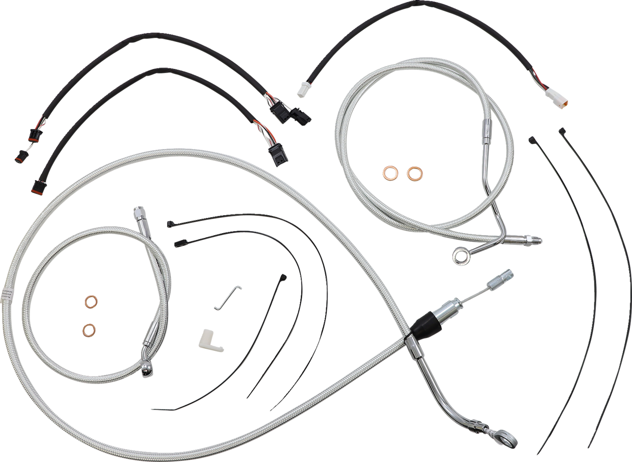 Kit de instalación de manillar de diseñador Sterling Chromite II® - Kit de instalación de manillar de diseñador Sterling Chromite II® - 15"-17" - '21-'23 FLH