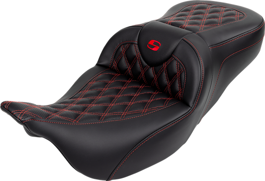 Asiento Roadsofa™ Lattice Stitch - Asiento Roadsofa™ - con respaldo - Red Stitch - FL '08-'23