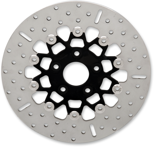 Rotor de freno trasero de acero inoxidable personalizado - Rotor de freno - Negro