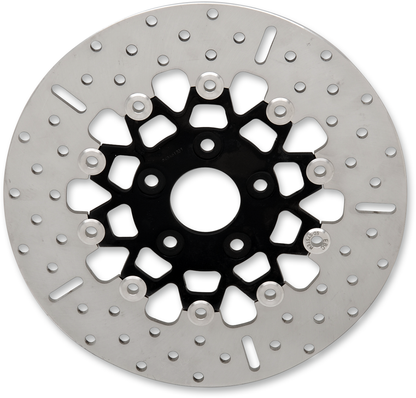 Rotor de freno trasero de acero inoxidable personalizado - Rotor de freno - Negro