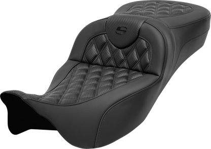 Asiento Roadsofa™ - Asiento Roadsofa™ de alcance extendido - sin respaldo - Costura de celosía - Fibra de carbono - FL '08-'24