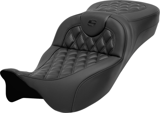 Asiento Roadsofa™ - Asiento Roadsofa™ de alcance extendido - sin respaldo - Costura de celosía - Fibra de carbono - FL '08-'24