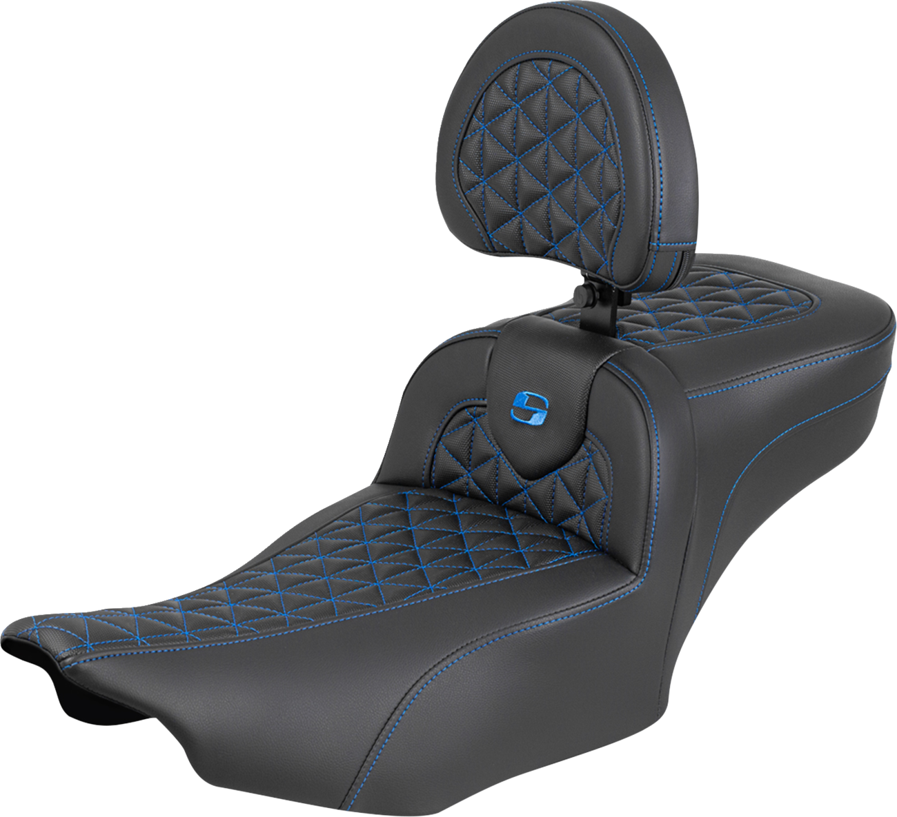 Asiento de alcance extendido Roadsofa™ - Asiento de alcance extendido Roadsofa™ - con respaldo - Costura azul - FLH/FLT '23-'25