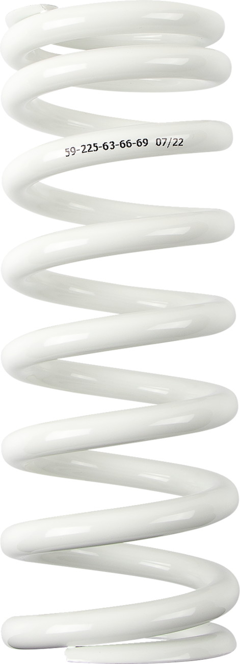 Resorte de choque - Resorte de choque - 59 mm OD - 63/66/69 n/mm - Blanco