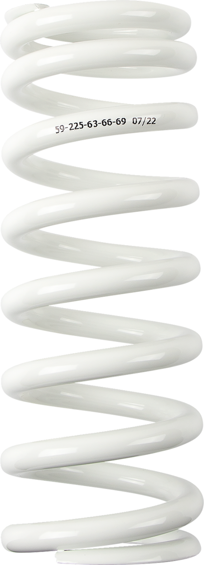 Resorte de choque - Resorte de choque - 59 mm OD - 63/66/69 n/mm - Blanco