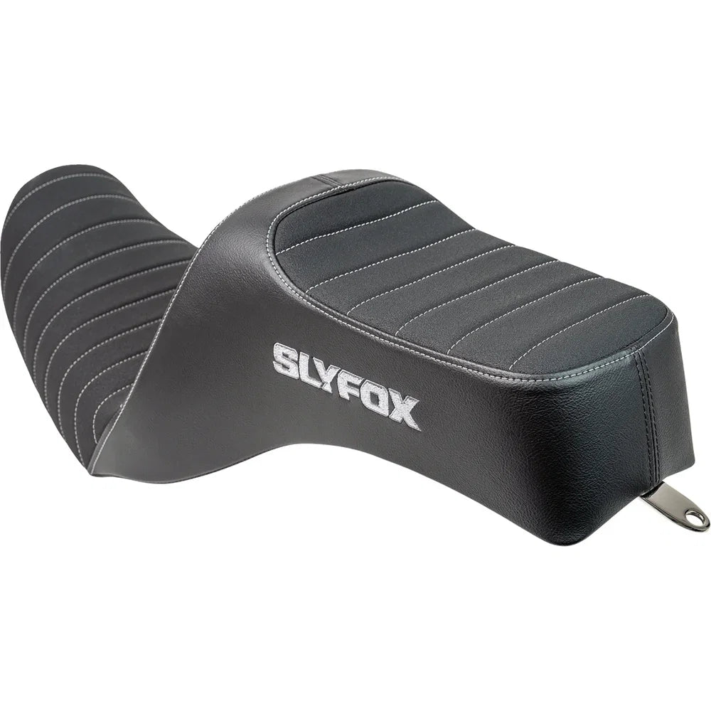 Asiento SLYFOX High Noon Vinyl Classic Stitch Gray Logo Dyna '12-'16