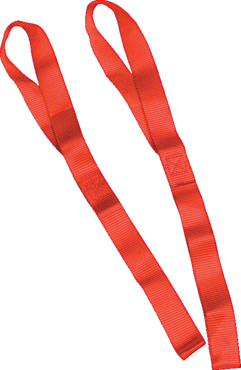 Extensiones de amarre de 1" de ancho - Extensiones de amarre - 1" x 1.5' - Rojo