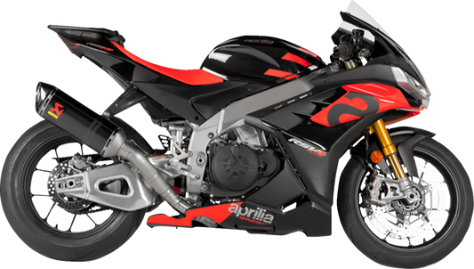 Escape Akrapovic - Evolution Line Exhaust System - Titanium/Carbon Fiber - RSV4