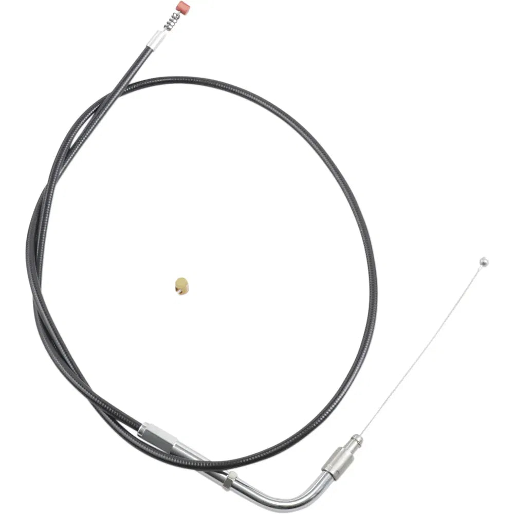 Cable de acelerador/ralentí de vinilo negro