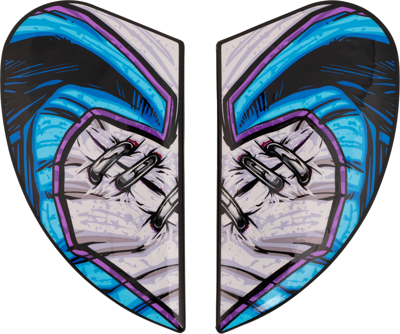 Placas laterales para casco Airframe Pro™ — Krazy Klown 2