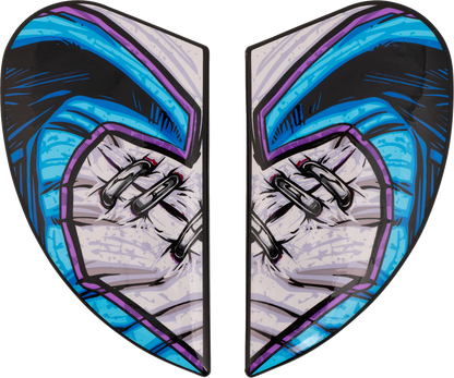 Placas laterales para casco Airframe Pro™ — Krazy Klown 2