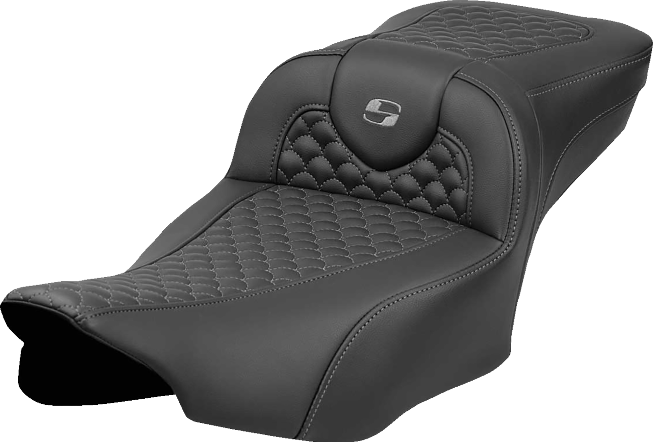 Asiento Dragon Scale Stitch RoadSofa™ - Asiento de alcance extendido Roadsofa™ - Dragon Scale Stitch - Costura gris oscuro - sin respaldo - FL '23-'24